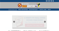 Desktop Screenshot of beatingsugaraddiction.com